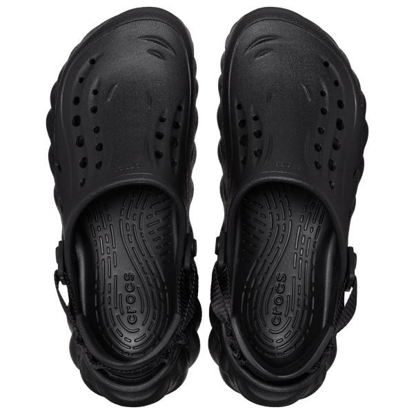 Crocs Echo Clogs - Men's - Black/Black - Image 4