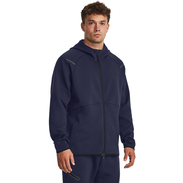 Under Armour Unstoppable Fleece Full-Zip Hoodie - Men's - Black/Navy