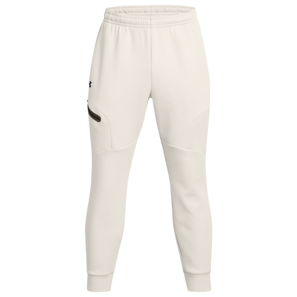 Under Armour Unstoppable Fleece Joggers - Men's - Summit White/Black - Image 2