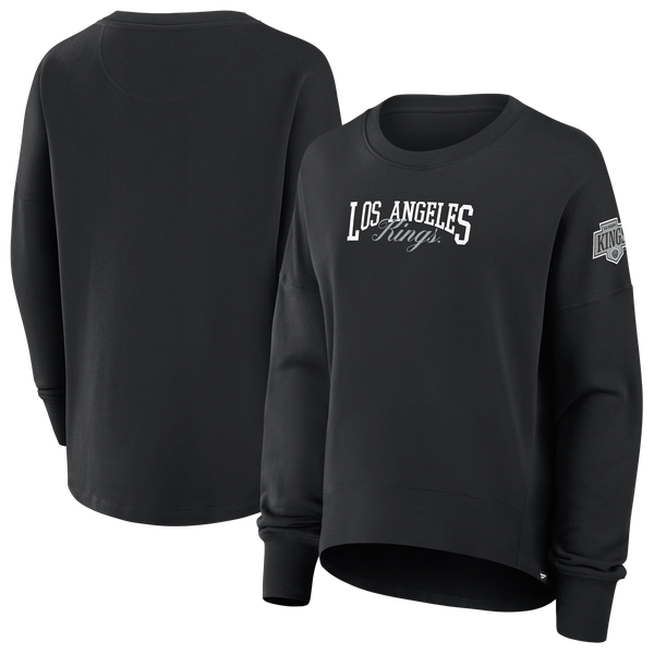 Fanatics NHL Los Angeles Kings Script Crewneck - Women's - Black