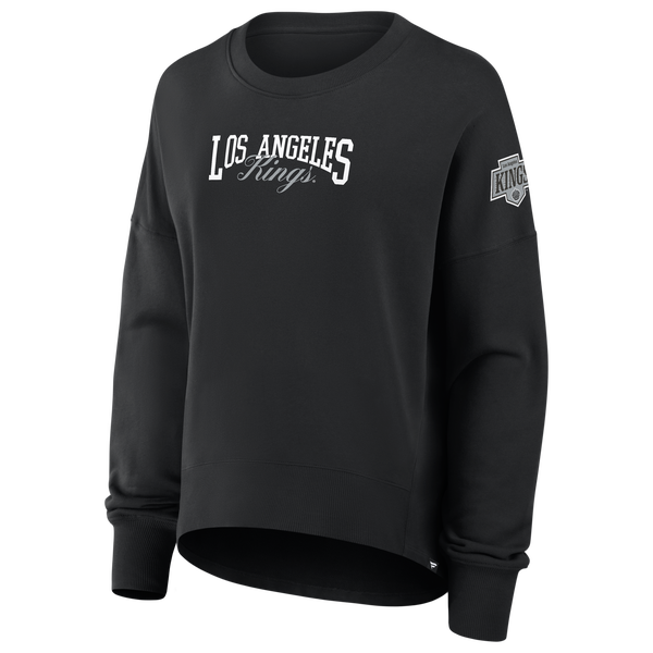 Fanatics NHL Los Angeles Kings Script Crewneck - Women's - Black - Image 2