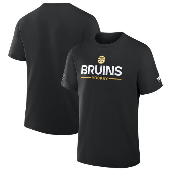 Fanatics Bruins Rink Primary Short Sleeve T-Shirt - Men's - Black