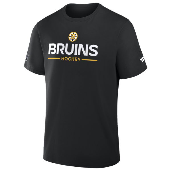 Fanatics Bruins Rink Primary Short Sleeve T-Shirt - Men's - Black - Image 2