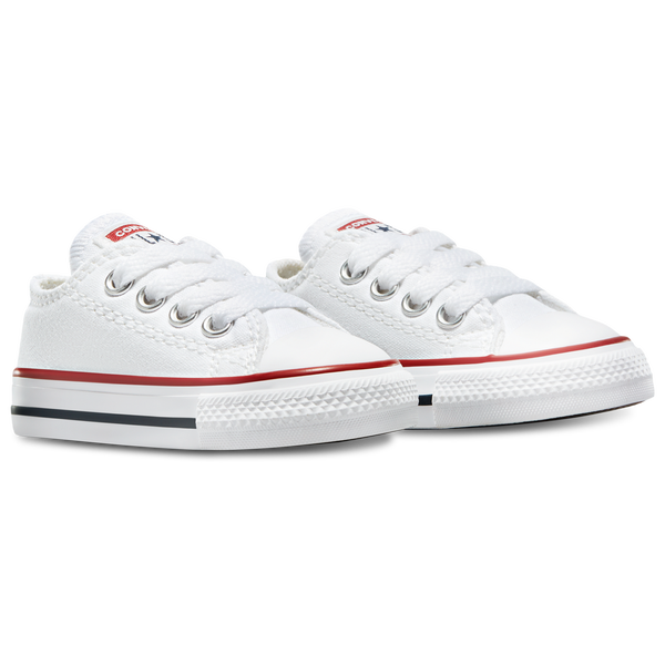 Converse All Star Low Top - Boys' Toddler - Optical White/White - Image 4