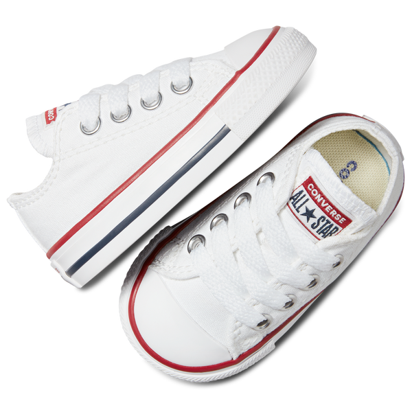 Converse All Star Low Top - Boys' Toddler - Optical White/White - Image 7