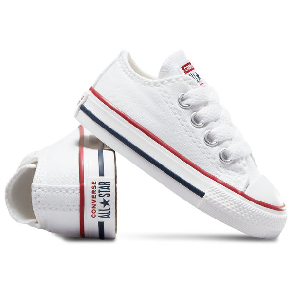 Converse All Star Low Top - Boys' Toddler - Optical White/White - Image 8