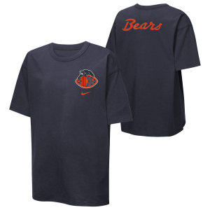 Nike Bears NFL Rival Short Sleeve T-Shirt - Boys' Grade School - Navy