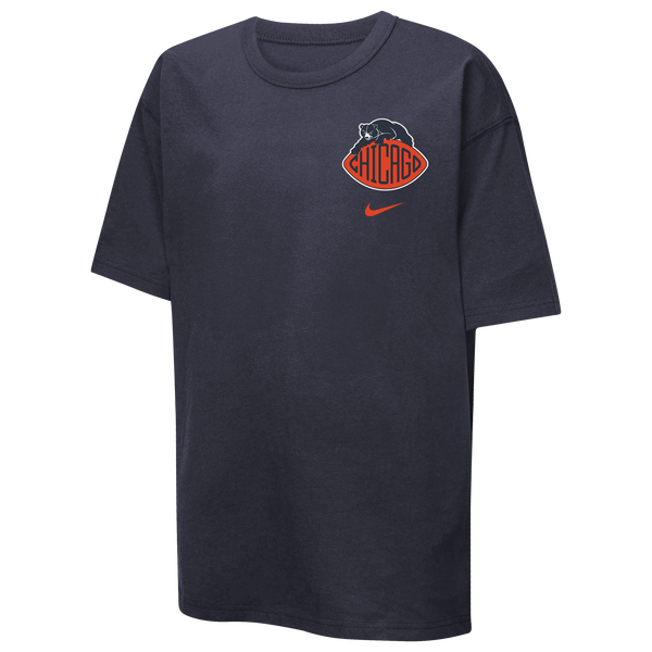 Nike Bears NFL Rival Short Sleeve T-Shirt - Boys' Grade School - Navy - Image 2