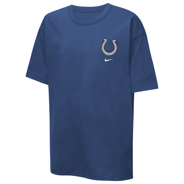 Nike Colts NFL Rival Short Sleeve T-Shirt - Boys' Grade School - Grey - Image 2