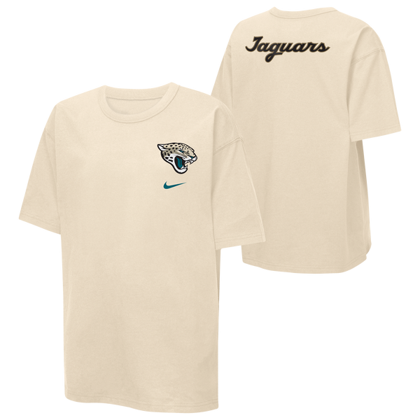 Nike Jaguars NFL Rival Short Sleeve T-Shirt - Boys' Grade School - Beige