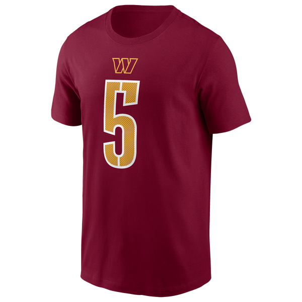 Nike Jayden Daniels Commanders Short Sleeve T-Shirt - Men's - Team Red