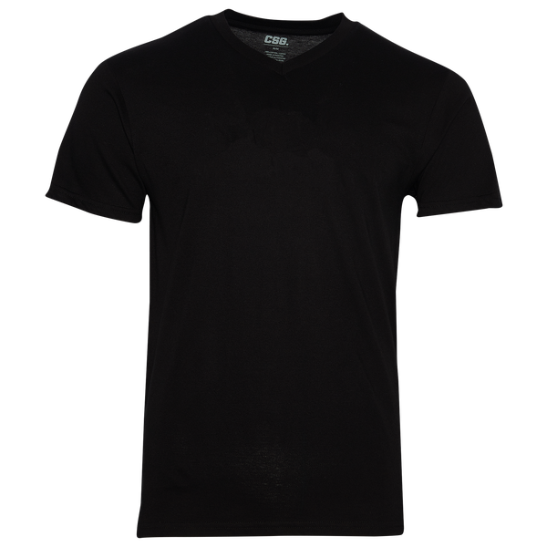 CSG Basic V-Neck S/S T-Shirt - Men's - Black/Black