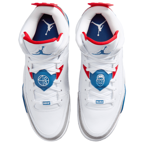 Jordan Son of Mars Low - Men's - White/True Blue/Varsity Red - Image 4