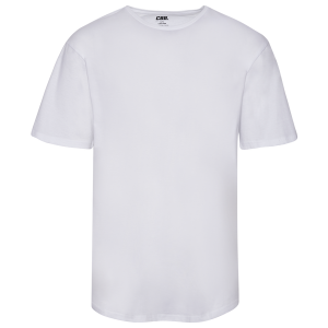 CSG Curve Hem T-Shirt - Men's - White