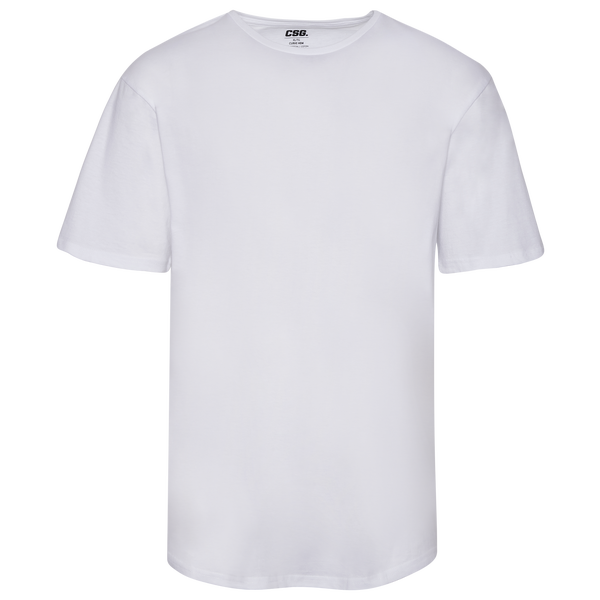 CSG Curve Hem T-Shirt - Men's - White - Image 2