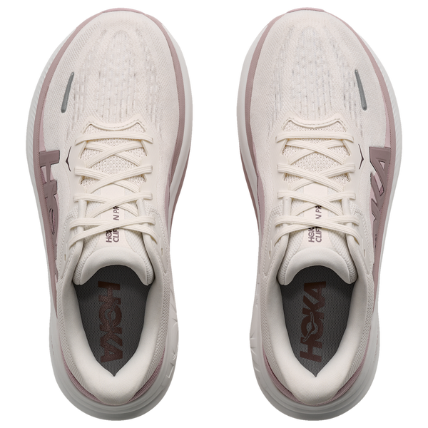 HOKA Clifton Pro - Women's - Alabaster/Tan/Pink Opal - Image 4