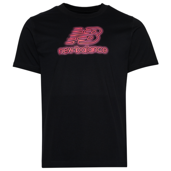 New Balance Neon OS T-Shirt - Men's - Black