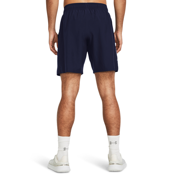 Under Armour Tech Woven Wordmark Short - Men's - Navy/White - Image 2