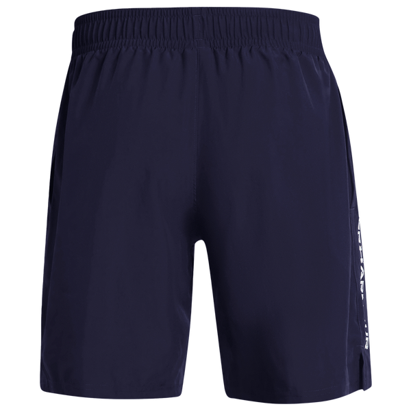 Under Armour Tech Woven Wordmark Short - Men's - Navy/White - Image 4