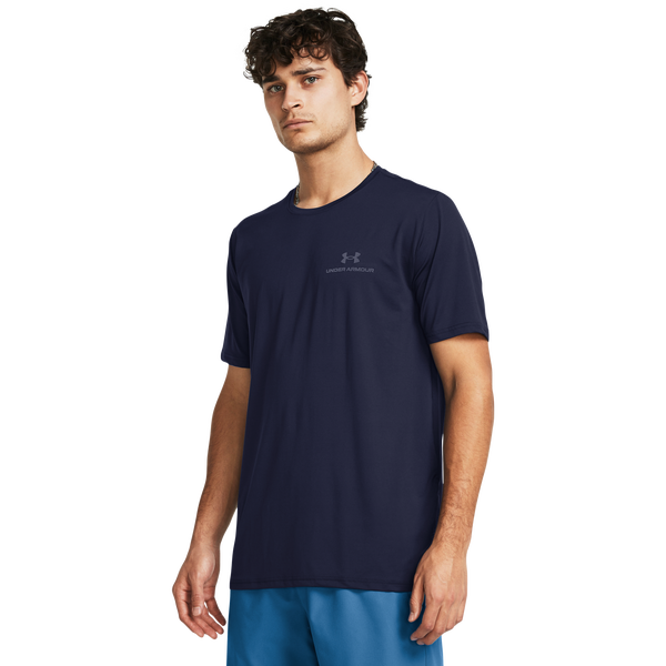 Under Armour Vanish Energy Short Sleeve T-Shirt - Men's - Silt/ Midnight Navy - Image 4