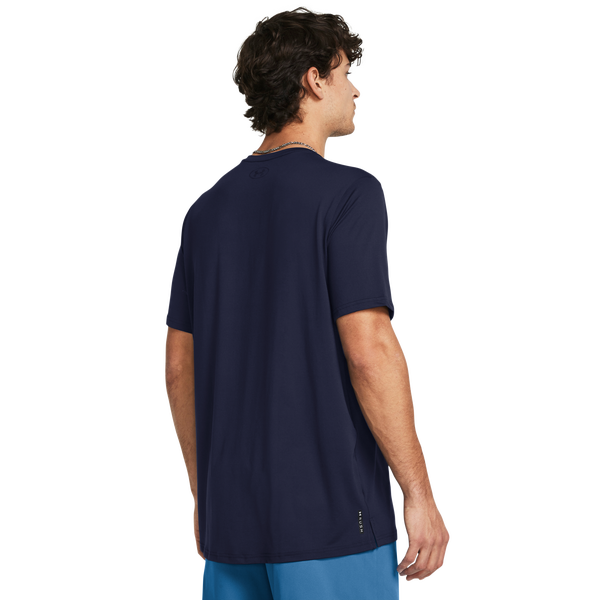 Under Armour Vanish Energy Short Sleeve T-Shirt - Men's - Silt/ Midnight Navy - Image 5