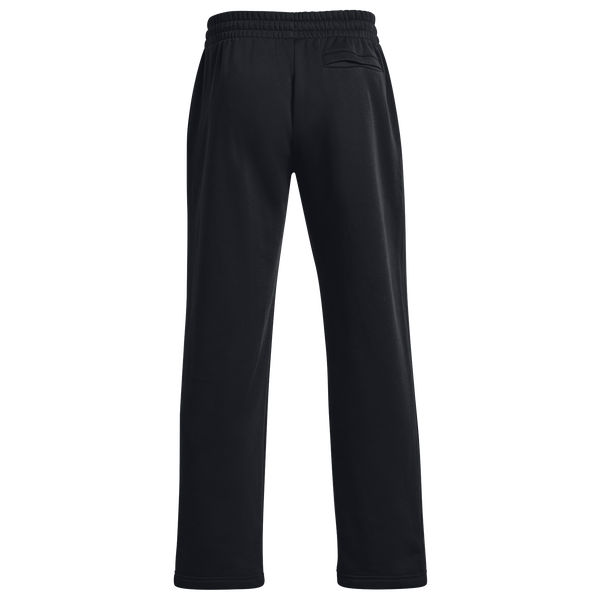 Under Armour Essential Fleece Pants - Men's - Black/White - Image 2