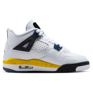 Jordan Retro 4 - Boys' Grade School - Blue/White/Yellow