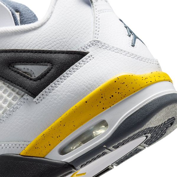 Jordan Retro 4 - Boys' Grade School - Blue/White/Yellow - Image 7