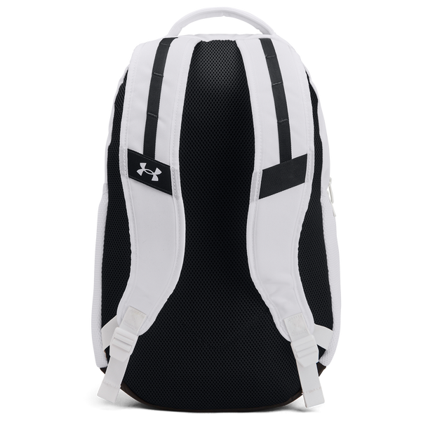 Under Armour Hustle 6.0 Backpack - Adult - White/White/Black - Image 2