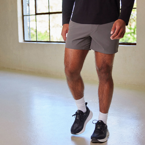 CSG Active Everyday Woven 5" Shorts - Men's - Grey/Grey - Image 5