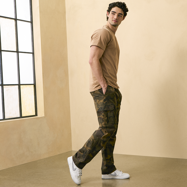 CSG Essential Cargo Pants - Men's - Jungle Camo/Black - Image 5
