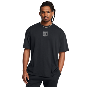 Under Armour Heavyweight Oversized T-Shirt - Men's - Black/Black