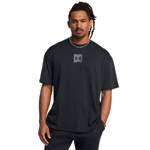 Under Armour Heavyweight Oversized T-Shirt - Men's - Black/Black