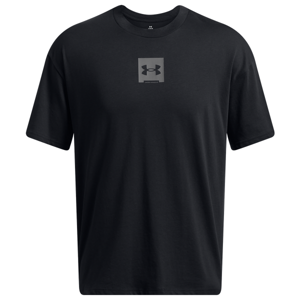 Under Armour Heavyweight Oversized T-Shirt - Men's - Black/Black - Image 3