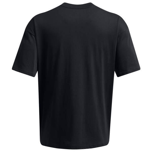 Under Armour Heavyweight Oversized T-Shirt - Men's - Black/Black - Image 4