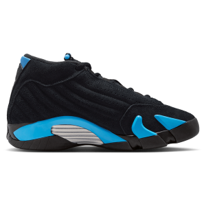 Jordan Retro 14 - Boys' Grade School - Black/University Blue/White