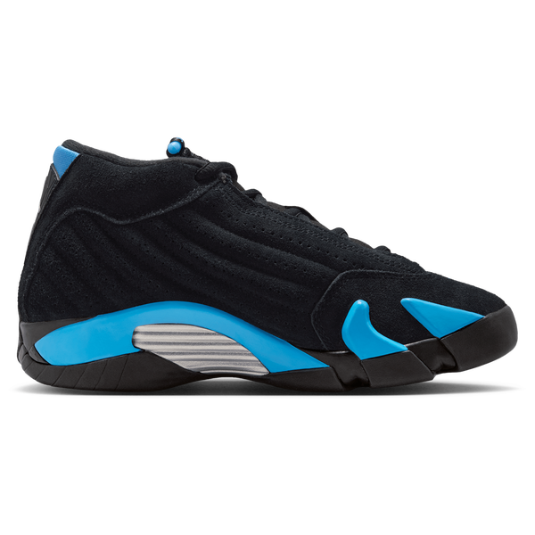 Jordan Retro 14 - Boys' Grade School - Black/University Blue/White