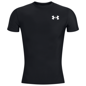 Under Armour Heatgear OG Compression Short Sleeve - Men's - Black/White