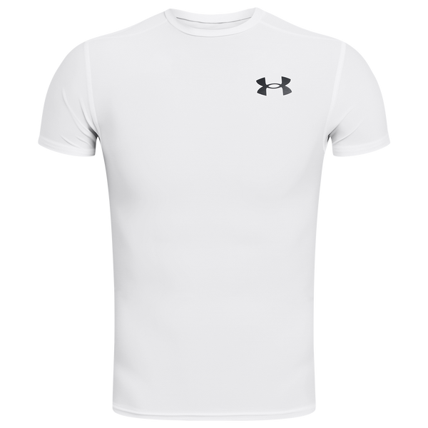 Under Armour Heatgear OG Compression Short Sleeve - Men's - White/Black - Image 2