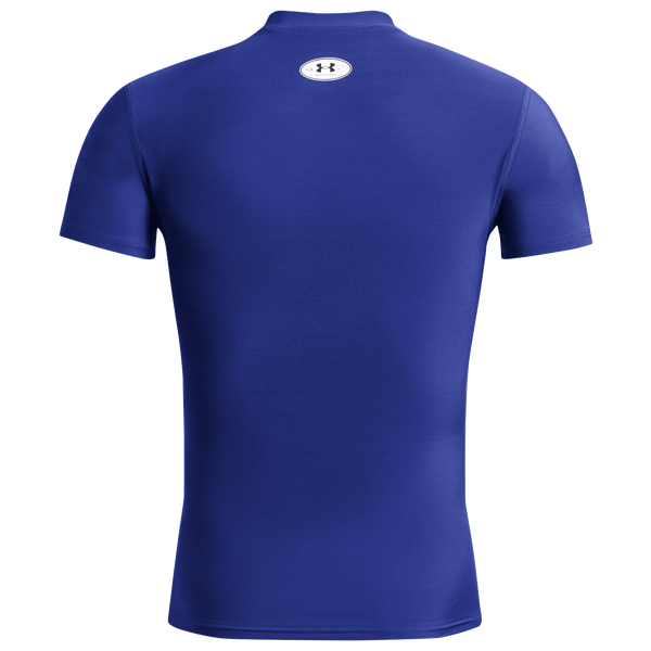 Under Armour Heatgear OG Compression Short Sleeve - Men's - Royal/White - Image 3