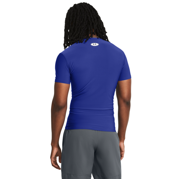 Under Armour Heatgear OG Compression Short Sleeve - Men's - Royal/White - Image 5