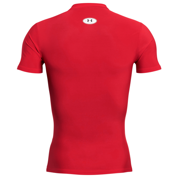 Under Armour Heatgear OG Compression Short Sleeve - Men's - Red/White - Image 4