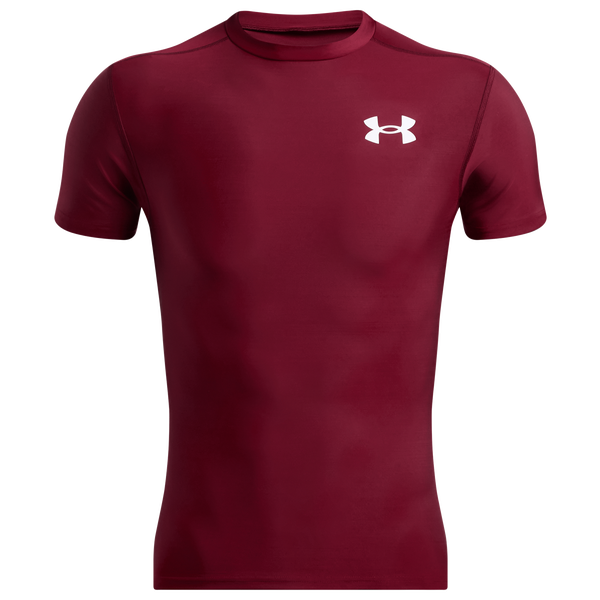 Under Armour Heatgear OG Compression Short Sleeve - Men's - Cardinal/White