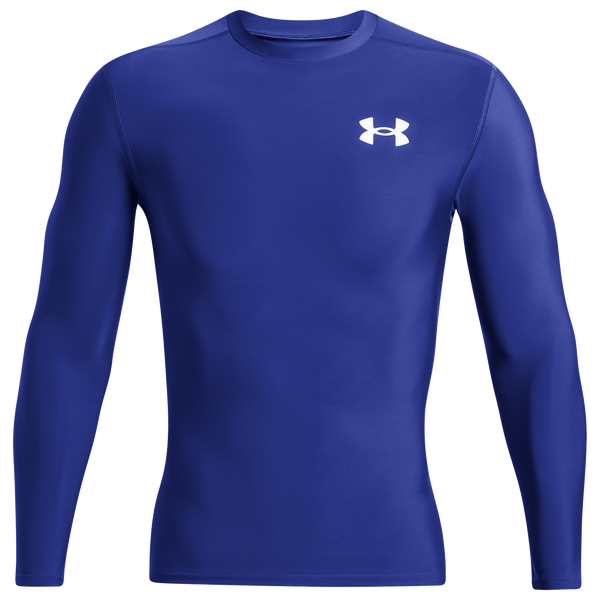 Under Armour Heatgear OG Compression Long Sleeve - Men's - Royal/White - Image 2