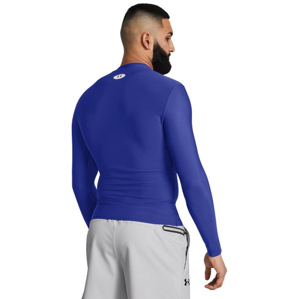 Under Armour Heatgear OG Compression Long Sleeve - Men's - Royal/White - Image 5