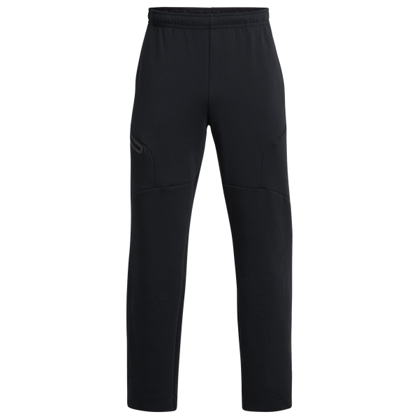 Under Armour Unstoppable Fleece Pants - Men's - Black/Black - Image 3