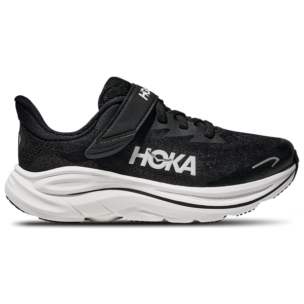 HOKA Clifton 10 - Boys' Preschool - Black/White