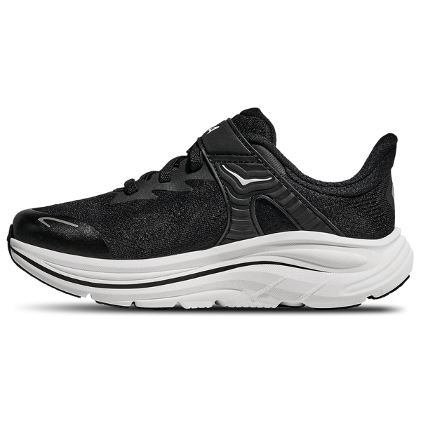 HOKA Clifton 10 - Boys' Preschool - Black/White - Image 2