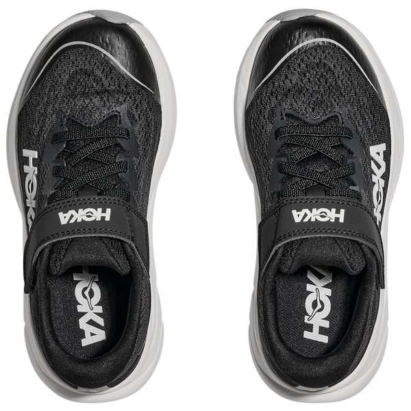 HOKA Rincon 4 - Boys' Preschool - White/Black - Image 4