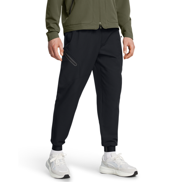 Under Armour Unstoppable Woven Joggers - Men's - Black/Black